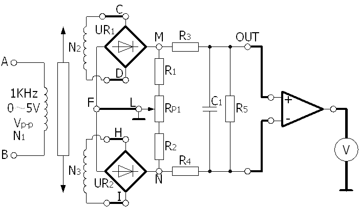 差动变压器的特性实验(图1)